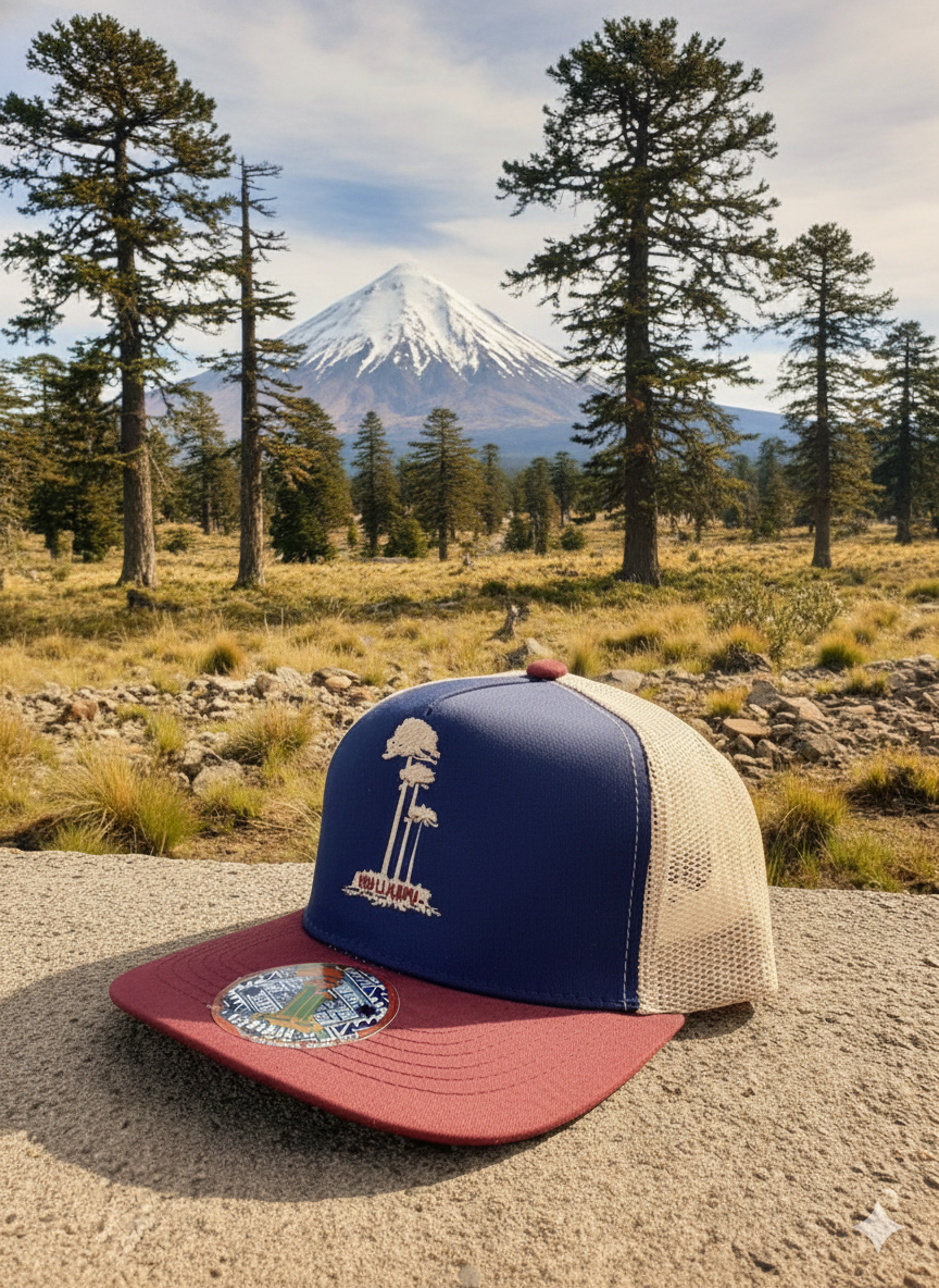 Snapback "Huallmapu" (Territorio Mapuche).